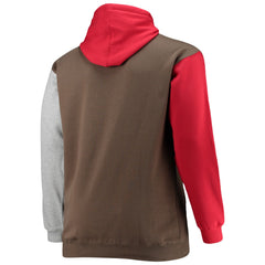 Tampa Bay Buccaneers Big & Tall Pullover Hoodie Red/Black
