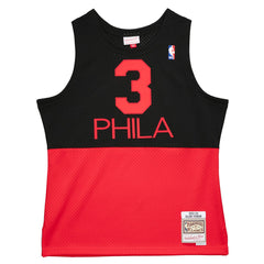 NBA Allen Iverson Philadelphia 76ers 2003/04 Hardwood Classics Reload 2.0 Swingman Jersey - Black