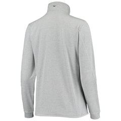 Minnesota Vikings Vineyard Vines Women's Sankaty Shep Half-Zip Pullover Top Heather Gray