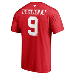 NHL Bobby Hull Chicago Blackhawks Fanatics Authentic Stack Retired Player Nickname & Number T-Shirt - Red
