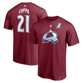 NHL Peter Forsberg Colorado Avalanche Fanatics Authentic Stack Retired Player Nickname & Number T-Shirt - Burgundy