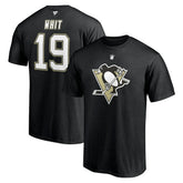 NHL Ryan Whitney Pittsburgh Penguins Fanatics Authentic Stack Retired Player Nickname & Number T-Shirt - Black
