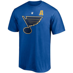 NHL Keith Tkachuk St. Louis Blues Fanatics Authentic Stack Retired Player Nickname & Number T-Shirt - Blue
