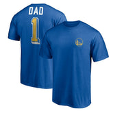 Golden State Warriors Number One Dad T-Shirt Royal