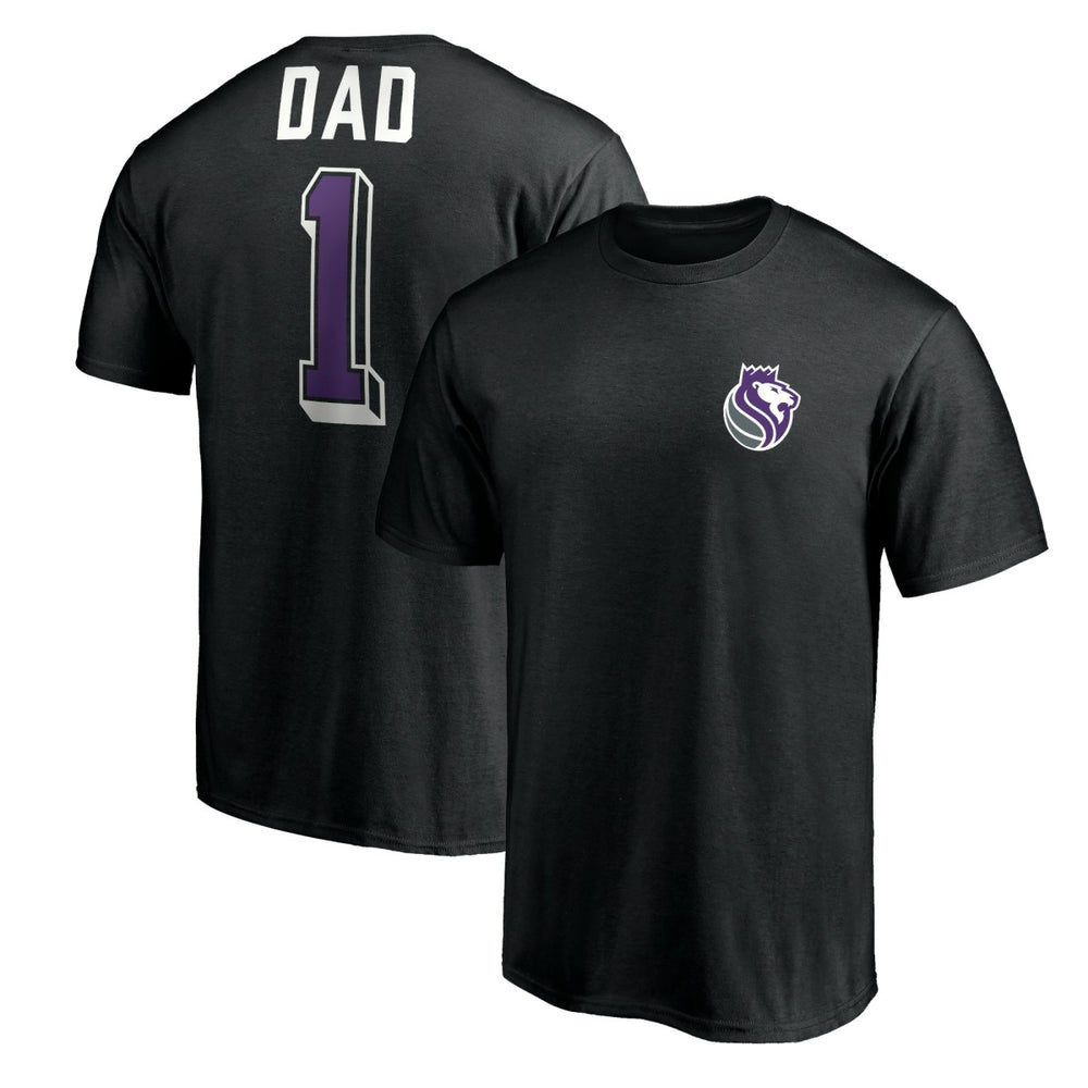 Sacramento Kings Number One Dad T-Shirt Black
