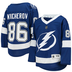 NHL Nikita Kucherov Tampa Bay Lightning Youth Home Replica Player Jersey - Blue