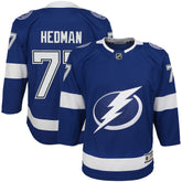 NHL Victor Hedman Tampa Bay Lightning Youth Home Premier Player Jersey - Blue
