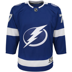 NHL Victor Hedman Tampa Bay Lightning Youth Home Premier Player Jersey - Blue