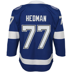 NHL Victor Hedman Tampa Bay Lightning Youth Home Premier Player Jersey - Blue