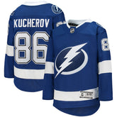 NHL Nikita Kucherov Tampa Bay Lightning Youth Home Premier Player Jersey - Blue