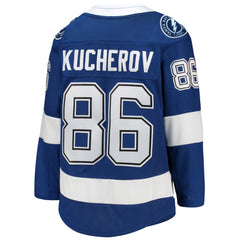 NHL Nikita Kucherov Tampa Bay Lightning Youth Home Premier Player Jersey - Blue