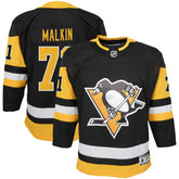 NHL Evgeni Malkin Pittsburgh Penguins Youth Home Premier Player Jersey - Black