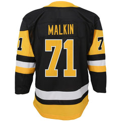 NHL Evgeni Malkin Pittsburgh Penguins Youth Home Premier Player Jersey - Black