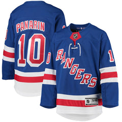 NHL Artemi Panarin New York Rangers Youth Home Premier Player Jersey - Blue