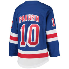 NHL Artemi Panarin New York Rangers Youth Home Premier Player Jersey - Blue