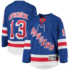 NHL Alexis Lafreniere New York Rangers Youth Home Premier Player Jersey - Blue