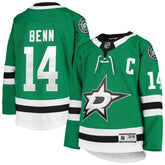 NHL Jamie Benn Dallas Stars Youth Home Premier Player Jersey - Kelly Green