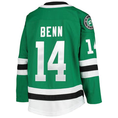 NHL Jamie Benn Dallas Stars Youth Home Premier Player Jersey - Kelly Green