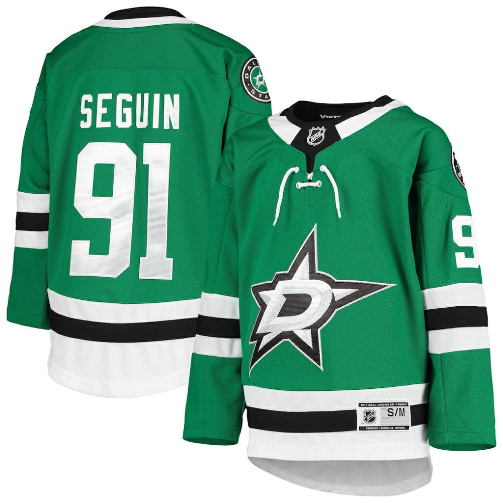 NHL Tyler Seguin Dallas Stars Youth Home Premier Player Jersey - Kelly Green