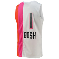 NBA Chris Bosh Miami Heat 2011/12 Hardwood Classics Swingman Jersey - White
