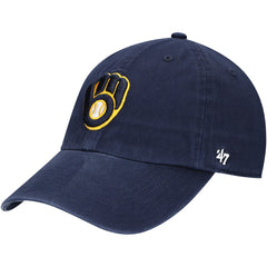 Milwaukee Brewers '47 Youth Team Logo Clean Up Adjustable Hat - Navy Hats