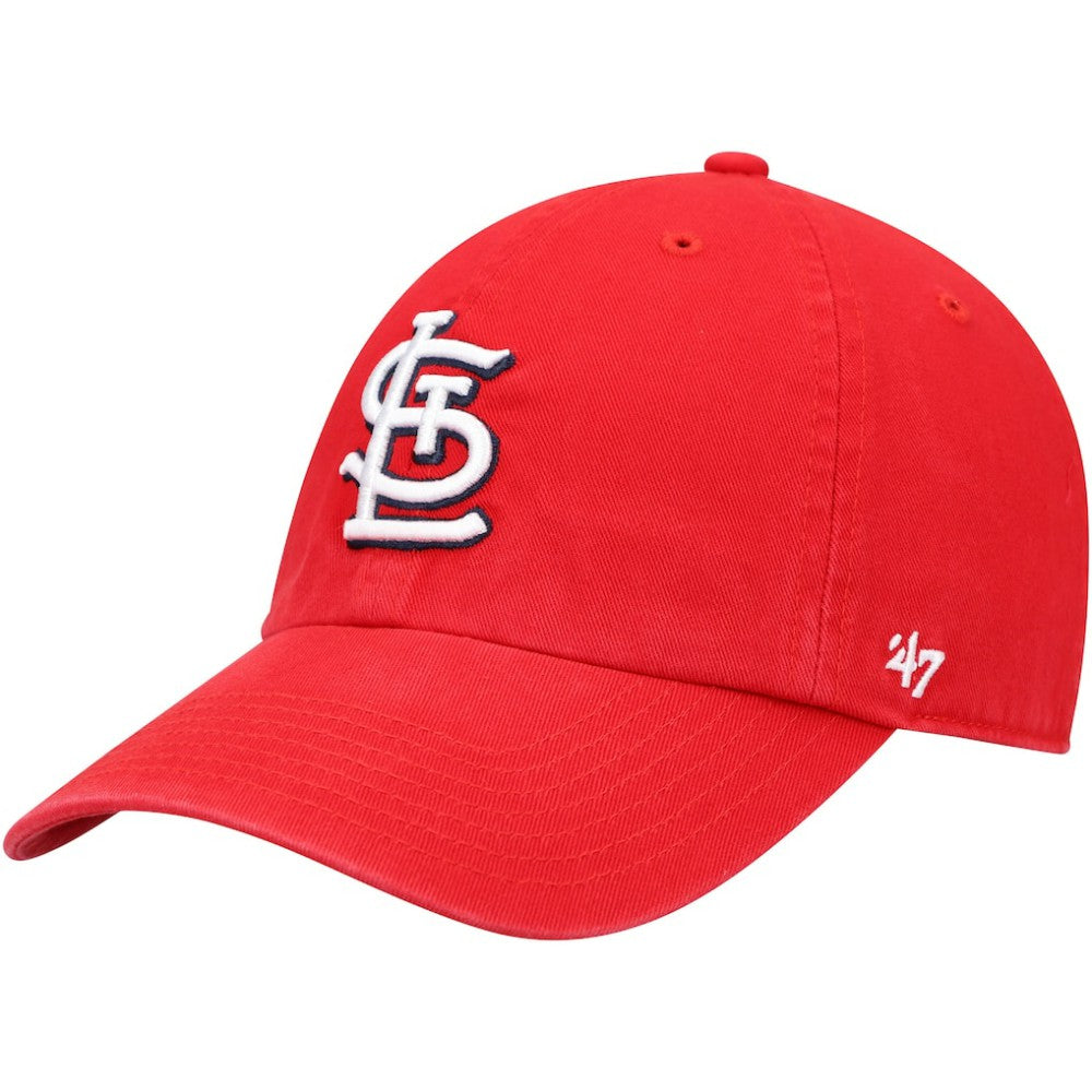 St. Louis Cardinals '47 Youth Team Logo Clean Up Adjustable Hat - Red Hats