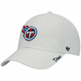 Tennessee Titans '47 Women's Team Miata Clean Up Adjustable Hat White