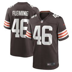 NFL Don Fleming Cleveland Browns Retired Player Jersey - Brown
