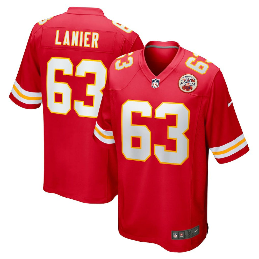 NFL Willie Lanier Kansas City Chiefs Retired Player Jersey - Red