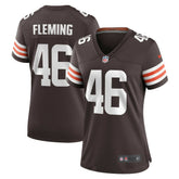 NFL Don Fleming Cleveland Browns Women's Retired Player Jersey - Brown