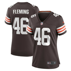 NFL Don Fleming Cleveland Browns Women's Retired Player Jersey - Brown
