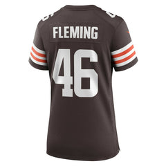 NFL Don Fleming Cleveland Browns Women's Retired Player Jersey - Brown