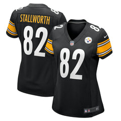 John Stallworth Pittsburgh Steelers Women's Retired Player Jersey Black