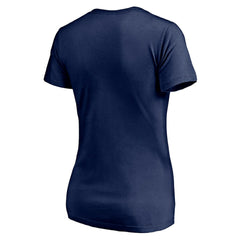 Atlanta Falcons Women's Red White and Team V-Neck T-Shirt Navy