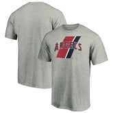 Los Angeles Angels Team Prep T-Shirt - Heathered Gray T-shirts