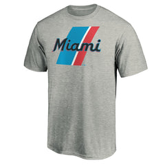 Miami Marlins Team Prep T-Shirt - Heathered Gray T-shirts