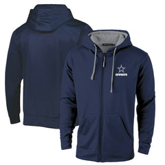 Dallas Cowboys Dunbrooke Apprentice Full-Zip Hoodie Navy/Gray