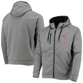 Tampa Bay Buccaneers Dunbrooke Shag Tri-Blend Full-Zip Raglan Hoodie Charcoal