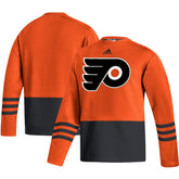 NHL Philadelphia Flyers adidas Logo AEROREADY Pullover Sweater - Orange