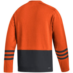 NHL Philadelphia Flyers adidas Logo AEROREADY Pullover Sweater - Orange