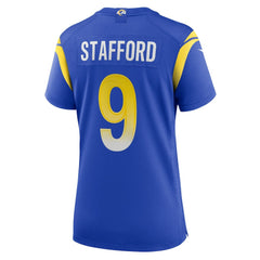 NFL Matthew Stafford Los Angeles Rams Women's Game Jersey - Royal