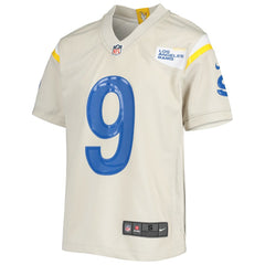 NFL Matthew Stafford Los Angeles Rams Youth Game Jersey - Cream