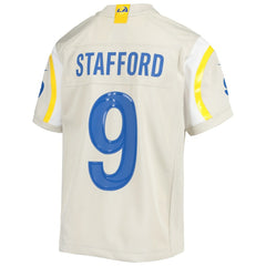 NFL Matthew Stafford Los Angeles Rams Youth Game Jersey - Cream