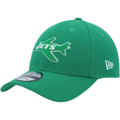 New York Jets New Era Plane The League 9FORTY Adjustable Hat Kelly Green