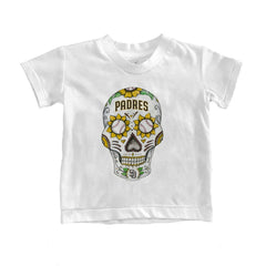 San Diego Padres Tiny Turnip Youth Sugar Skull T-Shirt - White T-shirts
