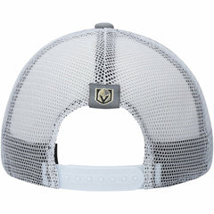 NHL Vegas Golden Knights adidas Locker Room Foam Trucker Snapback Hat - Gray/White