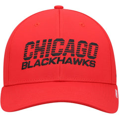 NHL Chicago Blackhawks adidas 2021 Locker Room AEROREADY Flex Hat - Red