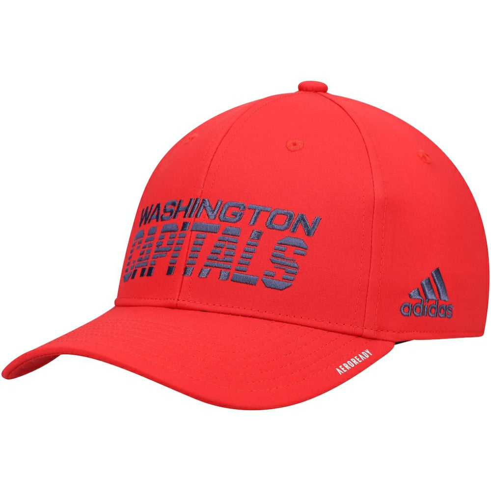 NHL Washington Capitals adidas 2021 Locker Room AEROREADY Flex Hat - Red