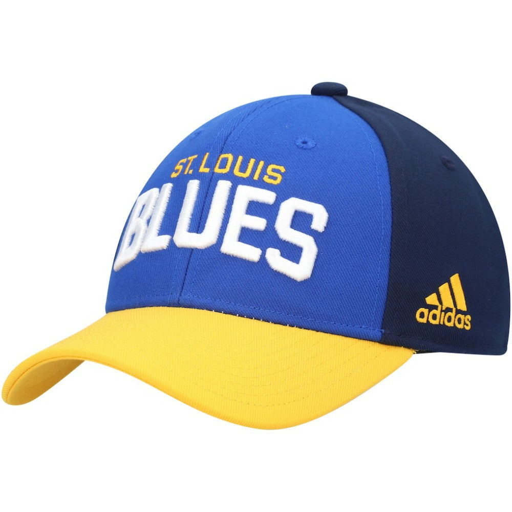 NHL St. Louis Blues adidas Locker Room Adjustable Hat - Blue