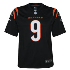 NFL Joe Burrow Cincinnati Bengals Youth Game Jersey - Black